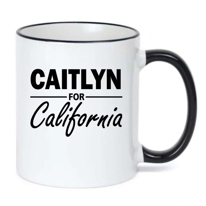 Caitlyn For California Black Color Changing Mug