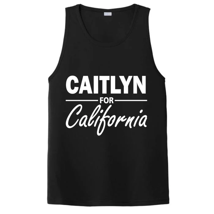 Caitlyn For California Performance Tank