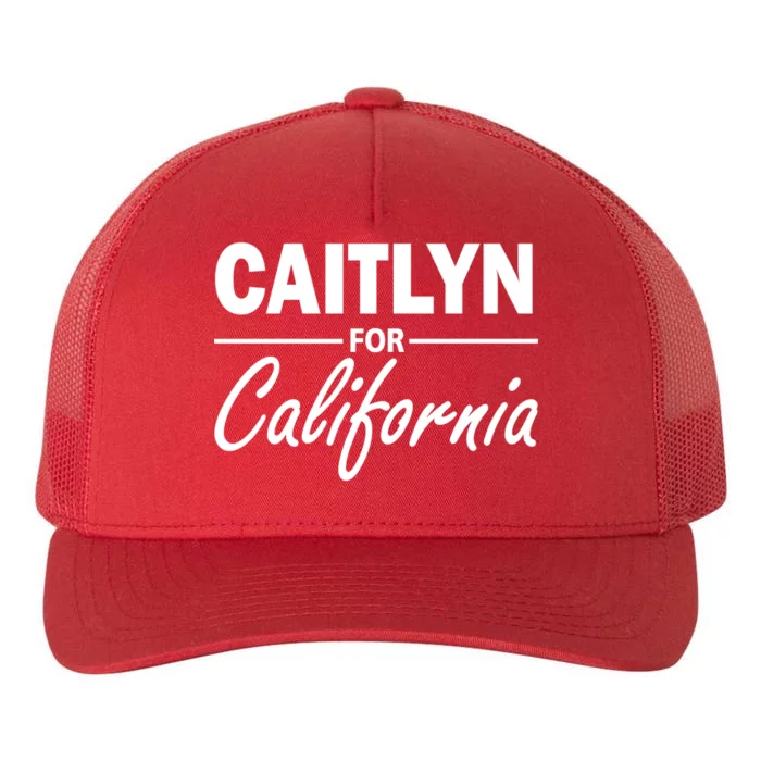 Caitlyn For California Yupoong Adult 5-Panel Trucker Hat