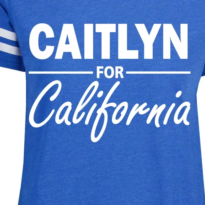 Caitlyn For California Enza Ladies Jersey Football T-Shirt