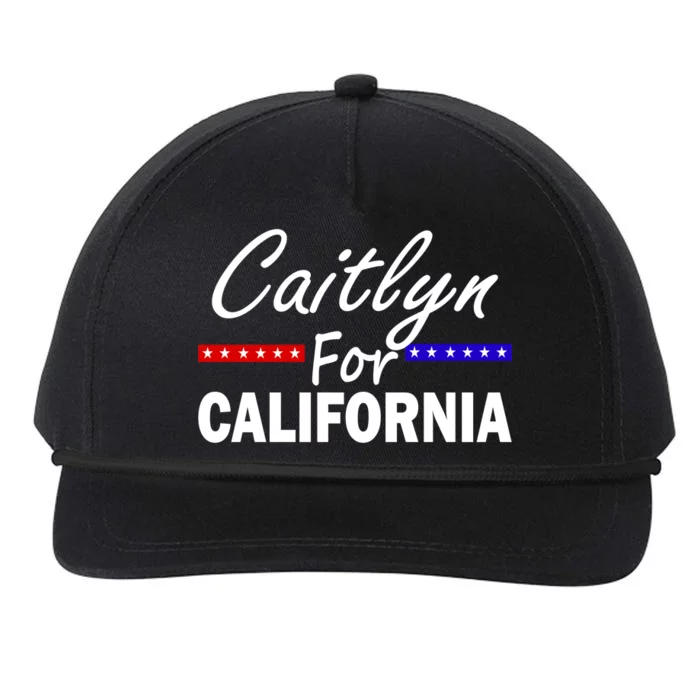 Caitlyn For California Governor Snapback Five-Panel Rope Hat