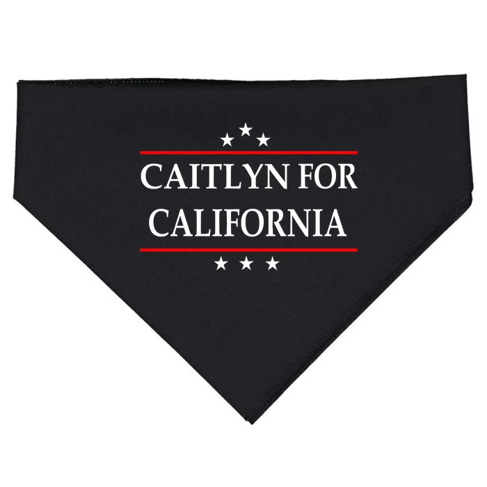 Caitlyn For California Governor Jenner Campaign USA-Made Doggie Bandana