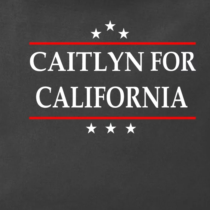 Caitlyn For California Governor Jenner Campaign Zip Tote Bag