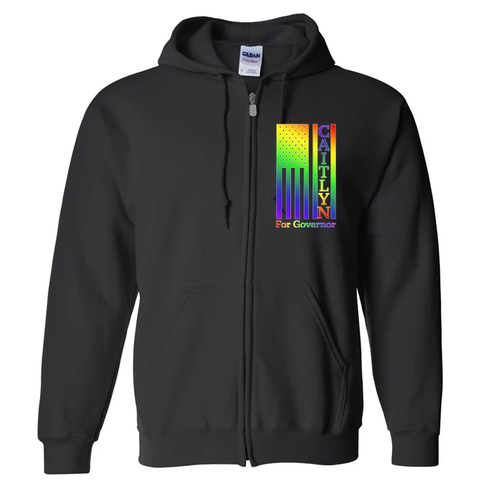 Caitlyn For California Jenner For Governor Full Zip Hoodie