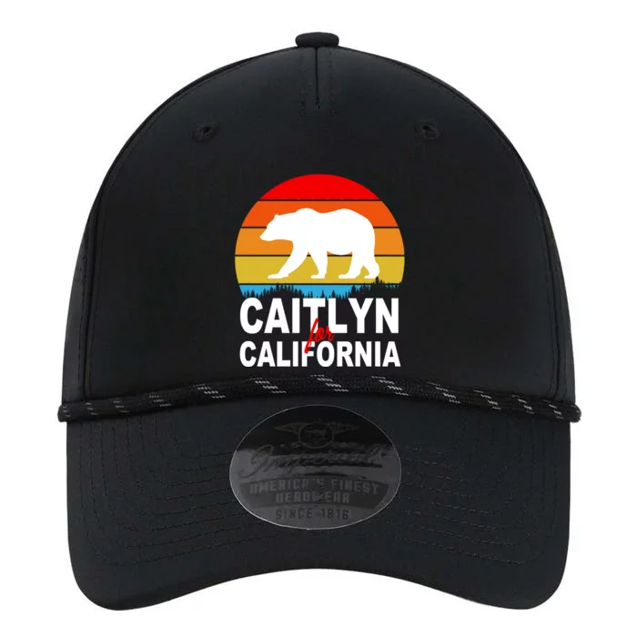 Caitlyn For California Retro Cali Bear Performance The Dyno Cap