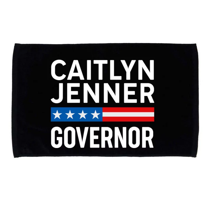 Caitlyn Jenner Governor Election Logo Microfiber Hand Towel