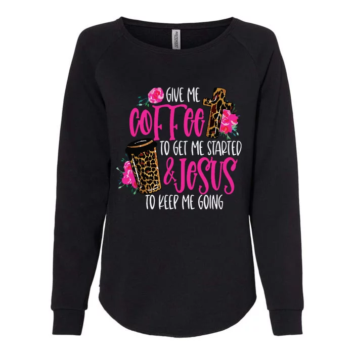 Coffee And Jesus Womens Misses Unisex Plus Size Teacher Womens California Wash Sweatshirt