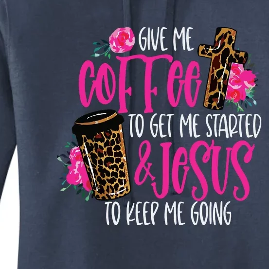 Coffee And Jesus Womens Misses Unisex Plus Size Teacher Women's Pullover Hoodie