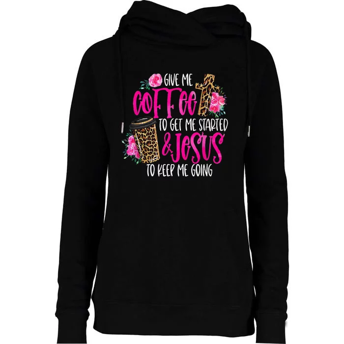 Coffee And Jesus Misses Plus Size Teacher Womens Funnel Neck Pullover Hood