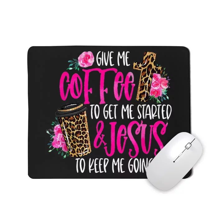 Coffee And Jesus Misses Plus Size Teacher Mousepad