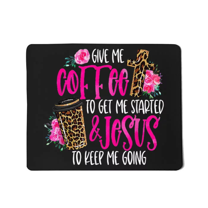 Coffee And Jesus Misses Plus Size Teacher Mousepad