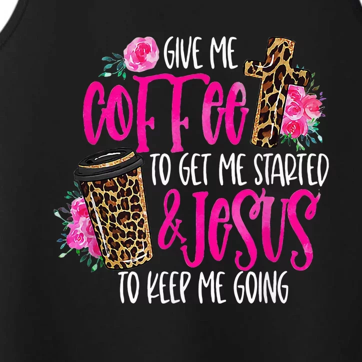 Coffee And Jesus Misses Plus Size Teacher Performance Tank