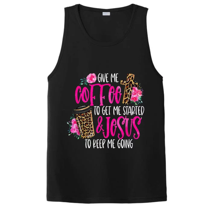 Coffee And Jesus Misses Plus Size Teacher Performance Tank