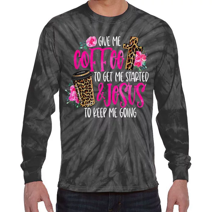 Coffee And Jesus Misses Plus Size Teacher Tie-Dye Long Sleeve Shirt