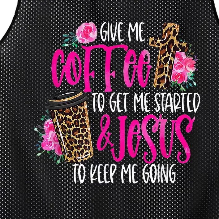 Coffee And Jesus  Womens Misses Unisex Plus Size Teacher Mesh Reversible Basketball Jersey Tank