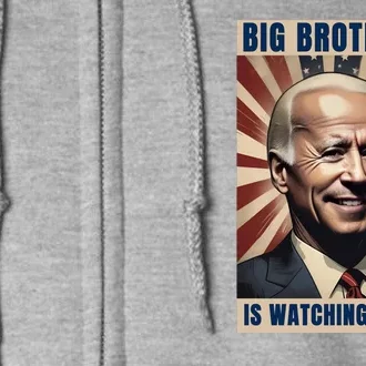 Conservative Anti Joe Biden Republican Full Zip Hoodie