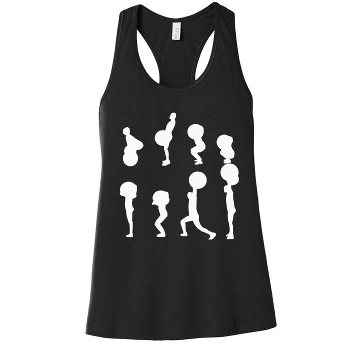 Clean and Jerk Gymwear funny sport lover Women's Racerback Tank