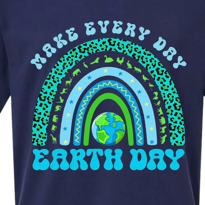 Create A Kinder Planet Earth Day Sueded Cloud Jersey T-Shirt