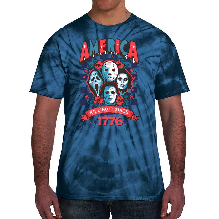 Checkered America Killing It Since 1776 Tie-Dye T-Shirt