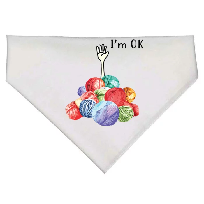 Crochet And Knitting Im Ok USA-Made Doggie Bandana