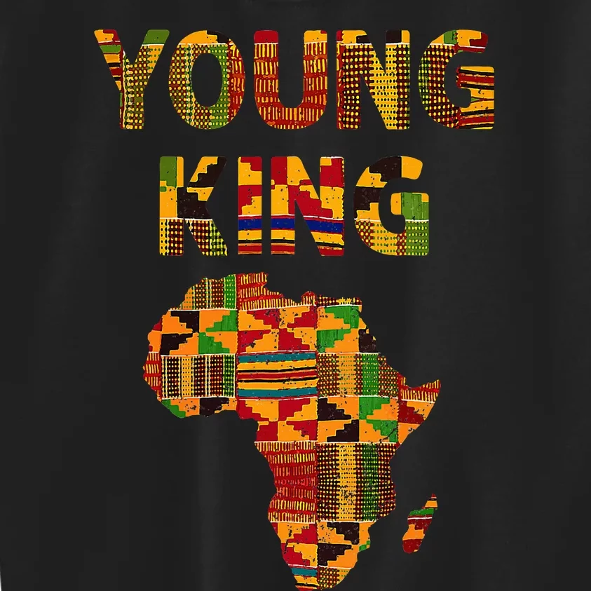 Cool African Kente Art African American Kids Sweatshirt