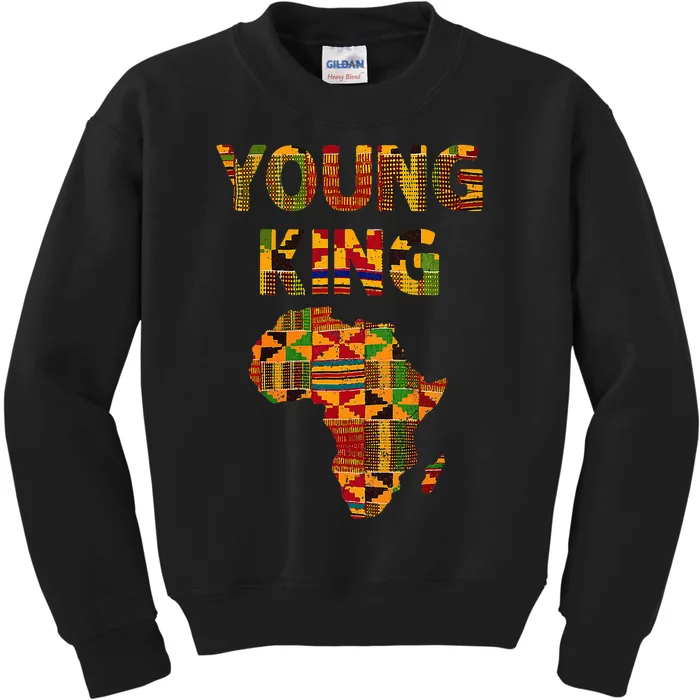 Cool African Kente Art African American Kids Sweatshirt