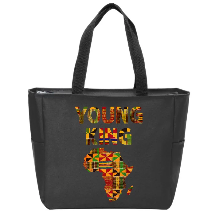 Cool African Kente Art African American Zip Tote Bag