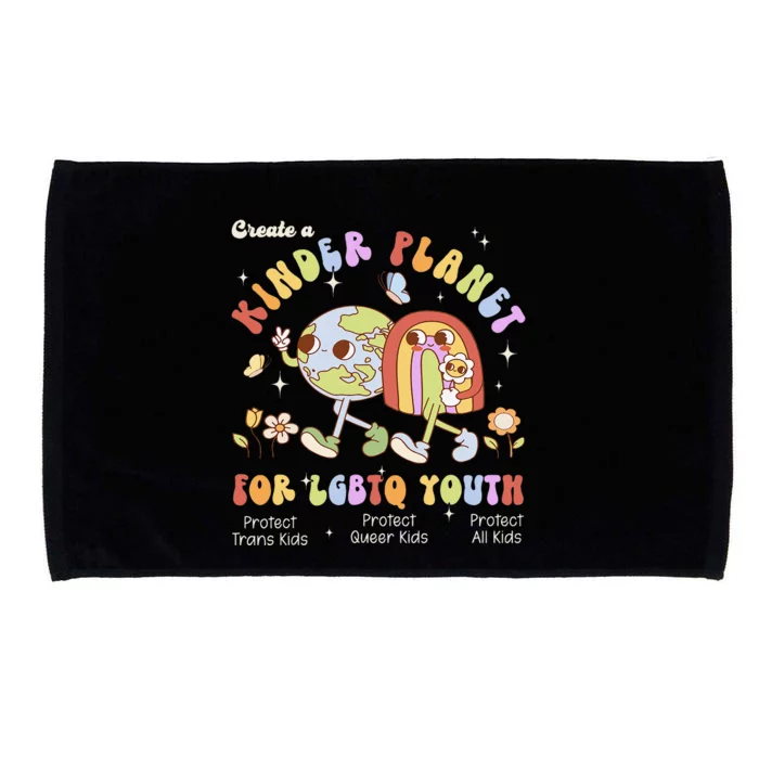 Create A Kinder Planet Earth For Lgbt Lgbt Pride Month Microfiber Hand Towel