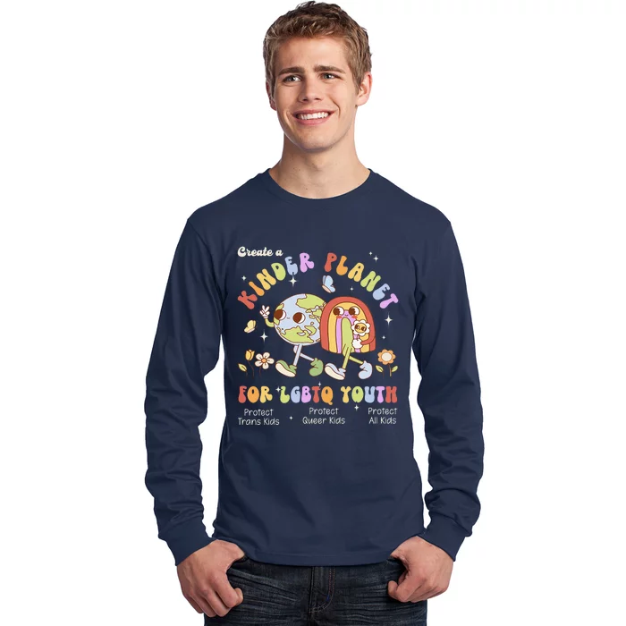 Create A Kinder Planet Earth For Lgbt Lgbt Pride Month Long Sleeve Shirt