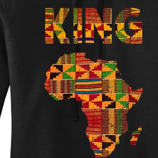 Cool African King Design Kente Cloth Africa Ghana Kids Men Women's Pullover Hoodie