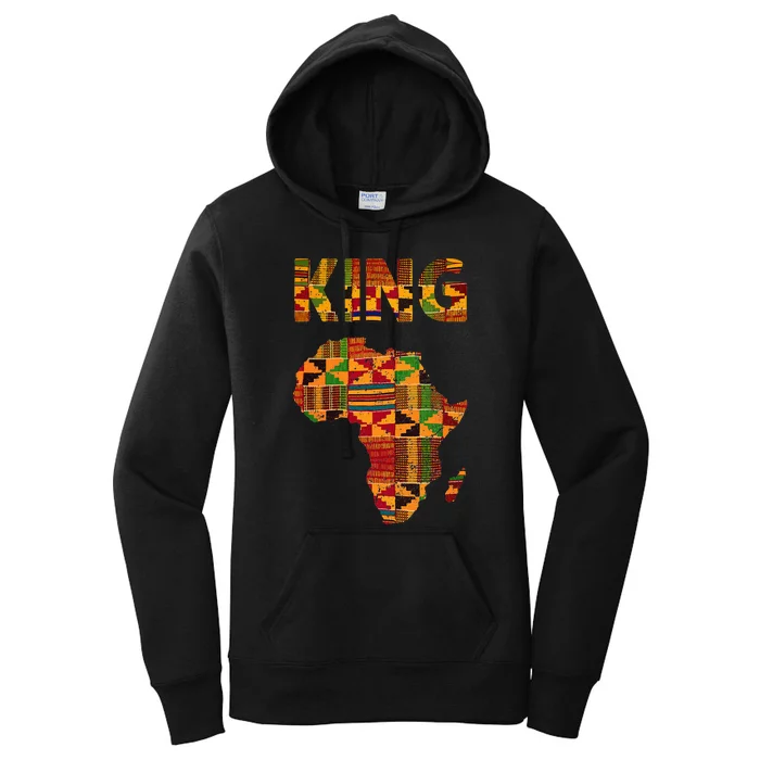 Cool African King Design Kente Cloth Africa Ghana Kids Men Women's Pullover Hoodie