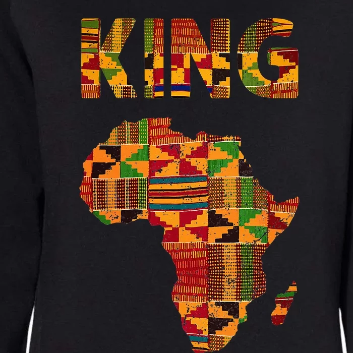 Cool African King Design Kente Cloth Africa Ghana Kids Men Womens California Wash Sweatshirt