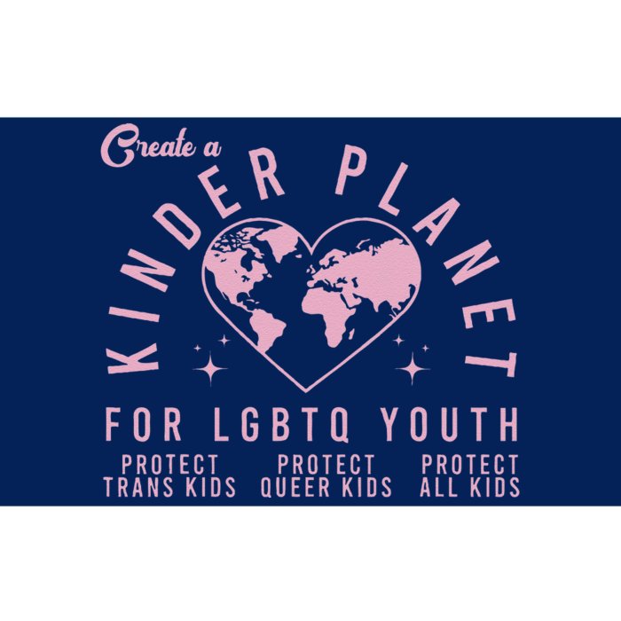 Create A Kinder Planet Lgbtq Ally Protect Transg Lgbt Bumper Sticker