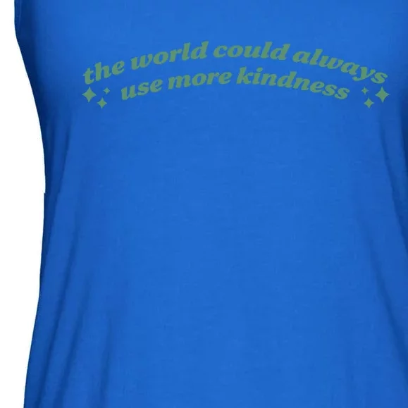 Create A Kinder Planet Aesthetic Two Sided Print Gift Ladies Essential Flowy Tank