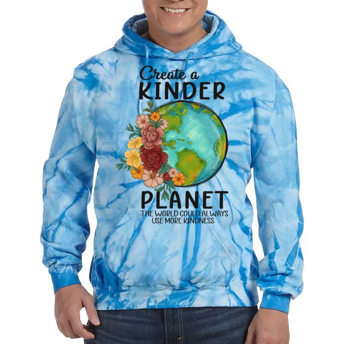 Create A Kinder Planet Earth Day Meaningful Gift Save Our Home Cute Gift Tie Dye Hoodie