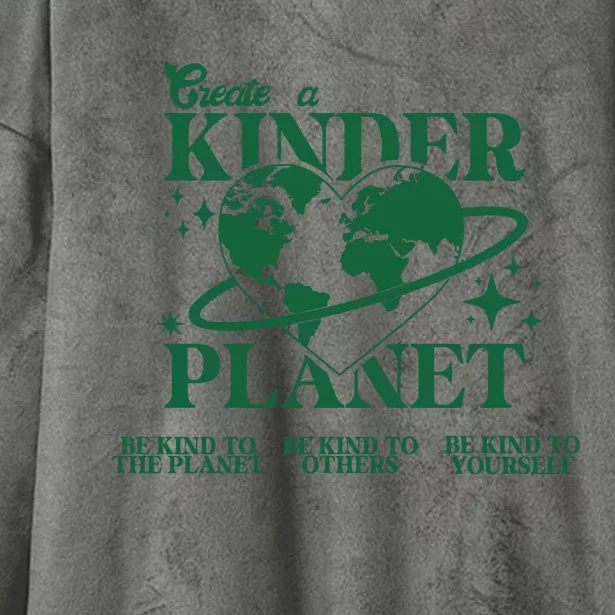 Create A Kinder Planet Hooded Wearable Blanket