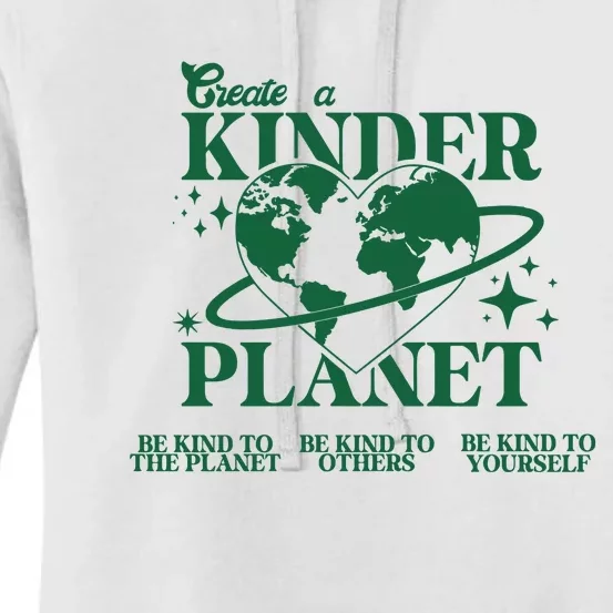 Create A Kinder Planet Women's Pullover Hoodie