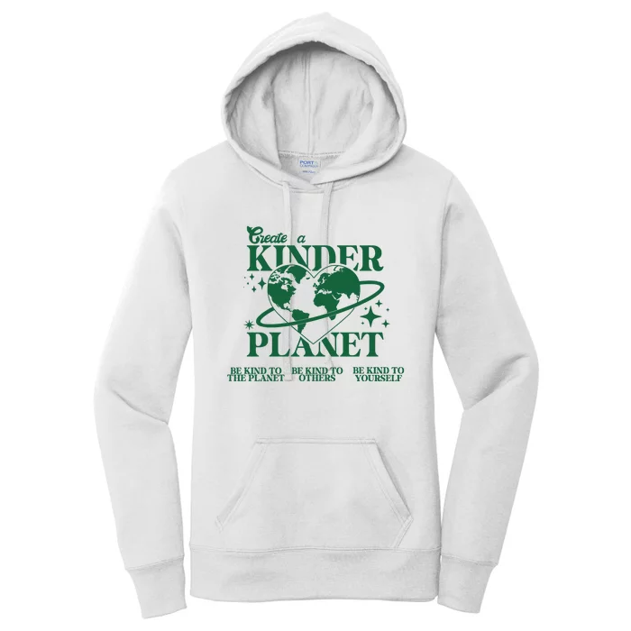 Create A Kinder Planet Women's Pullover Hoodie