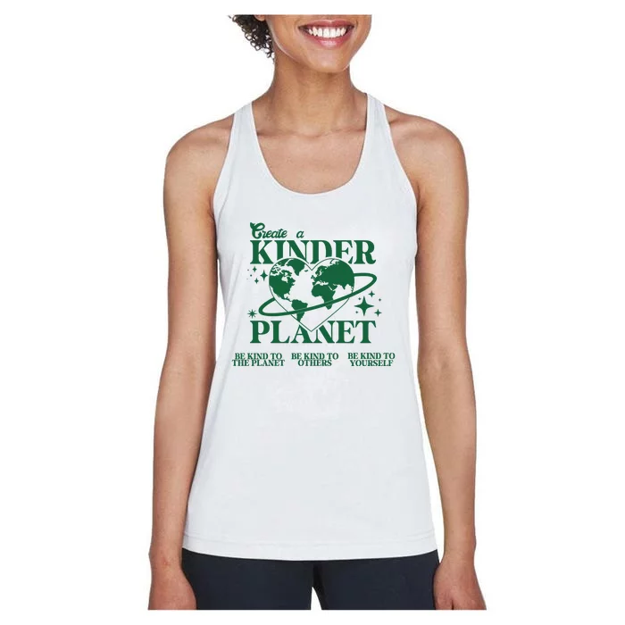 Create A Kinder Planet Women's Racerback Tank