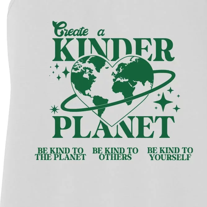 Create A Kinder Planet Women's Racerback Tank