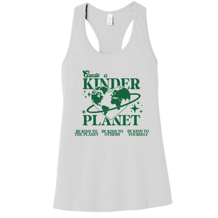 Create A Kinder Planet Women's Racerback Tank