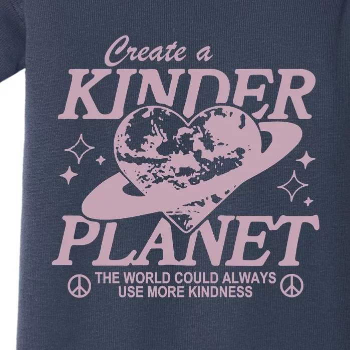 Creat A Kinder Planet Retro Choose Kindness Baby Bodysuit