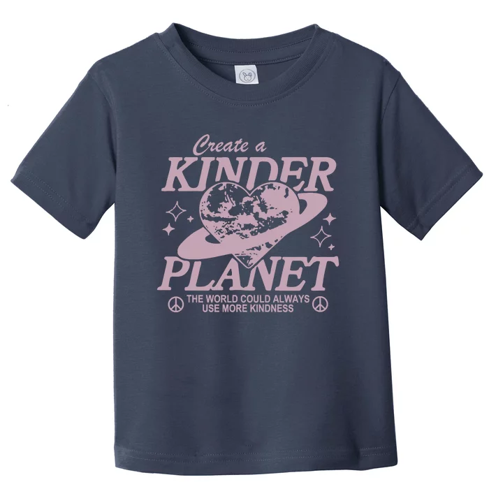 Creat A Kinder Planet Retro Choose Kindness Toddler T-Shirt