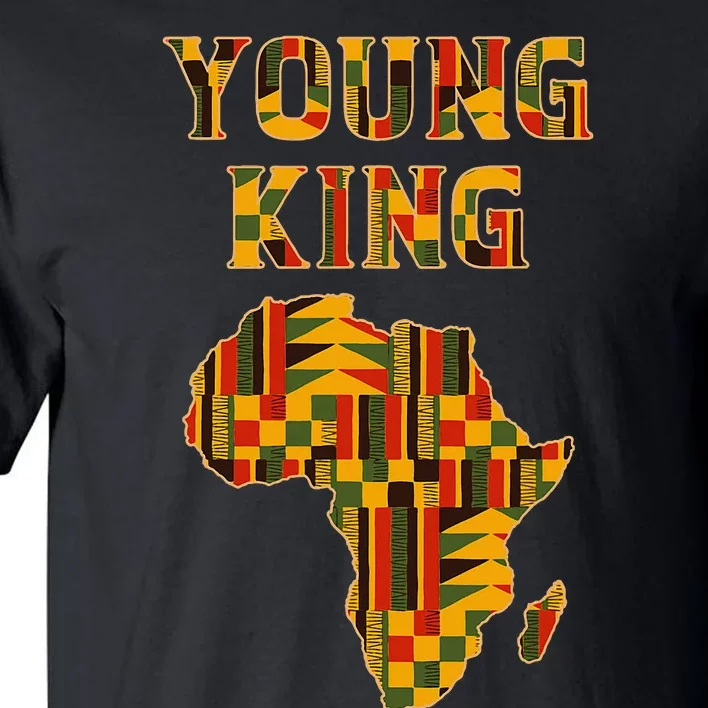 Cool African Kente Art Boy African American Tall T-Shirt