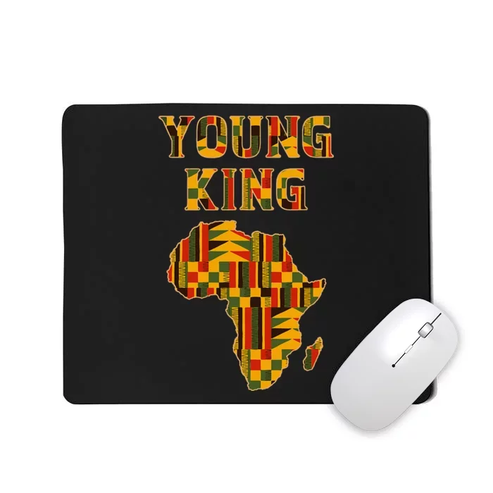 Cool African Kente Art Boy African American Mousepad