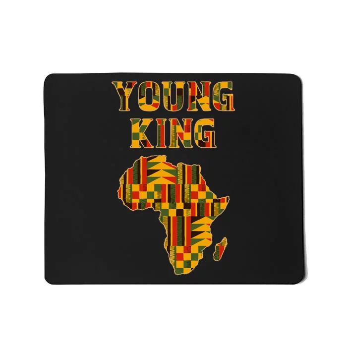 Cool African Kente Art Boy African American Mousepad