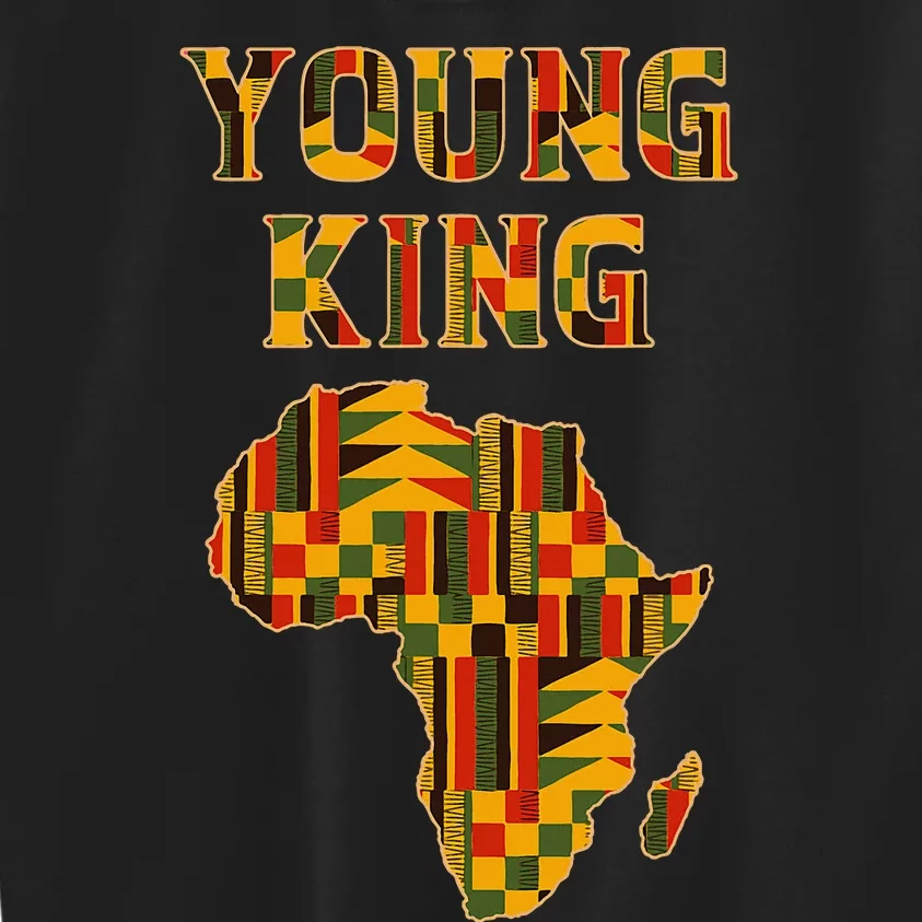 Cool African Kente Art Boy African American Kids Sweatshirt