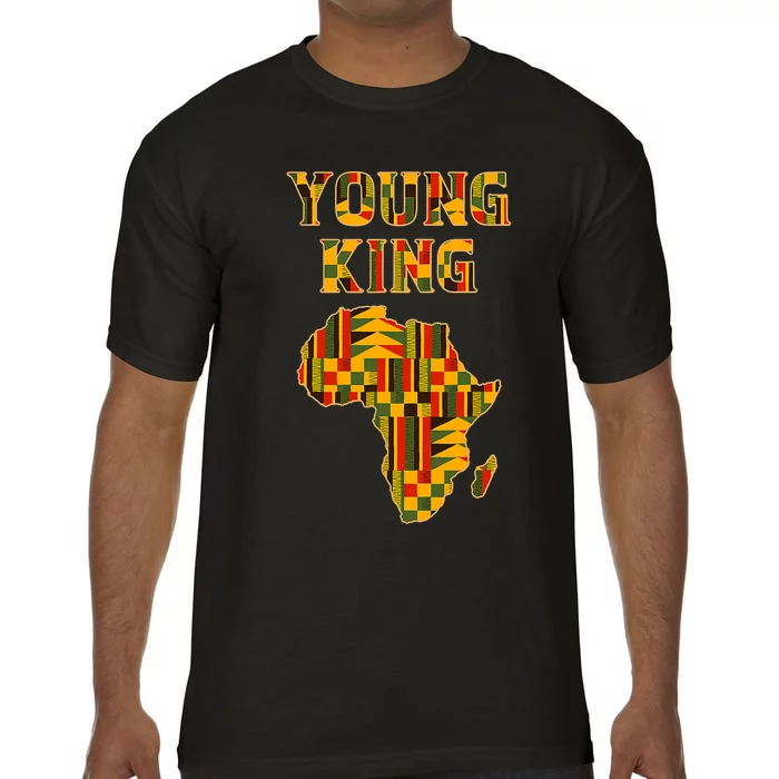 Cool African Kente Art Men Kids African American Print Comfort Colors T-Shirt