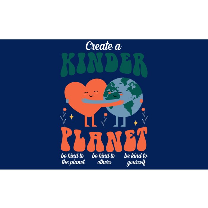 Create A Kinder Planet Earth Day Awareness Cute Bumper Sticker