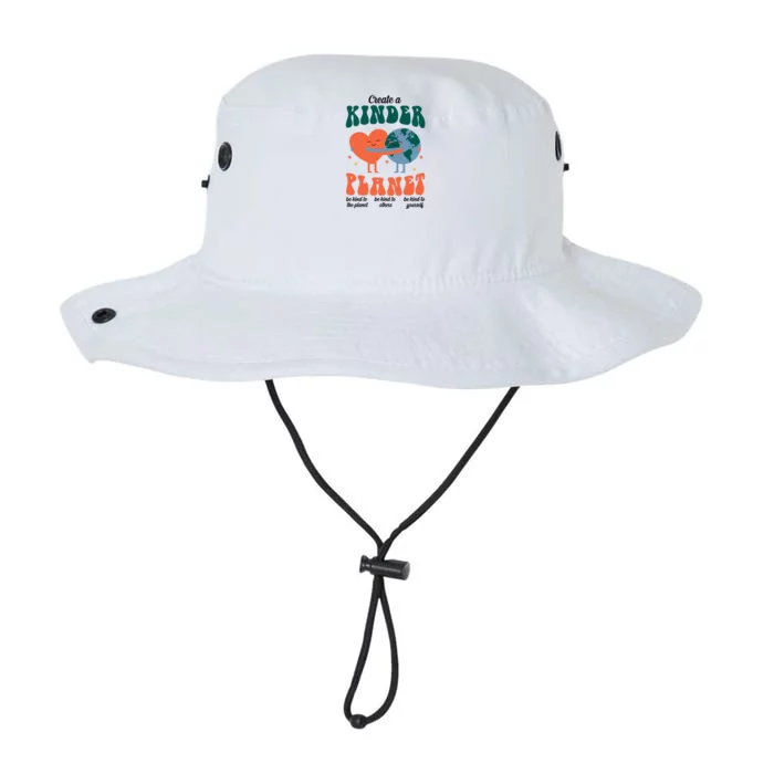 Create A Kinder Planet Earth Day Awareness Cute Legacy Cool Fit Booney Bucket Hat